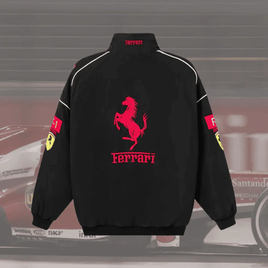 Giacca vintage FERRARI F1 COMPLETAMENTE NERA