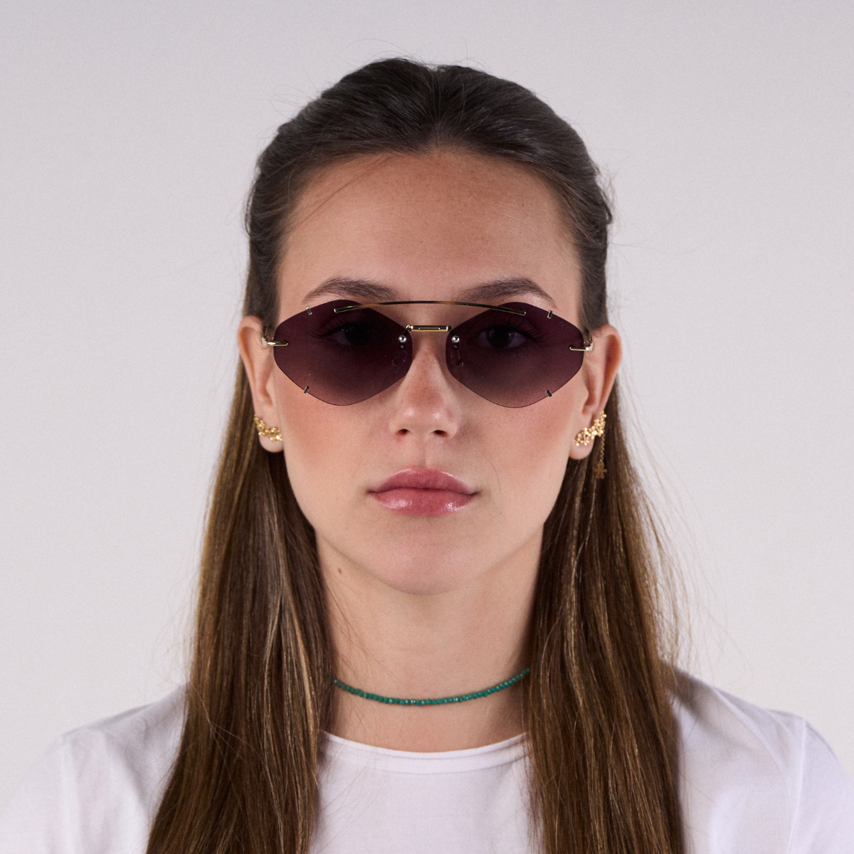 Lunettes de soleil en diamant