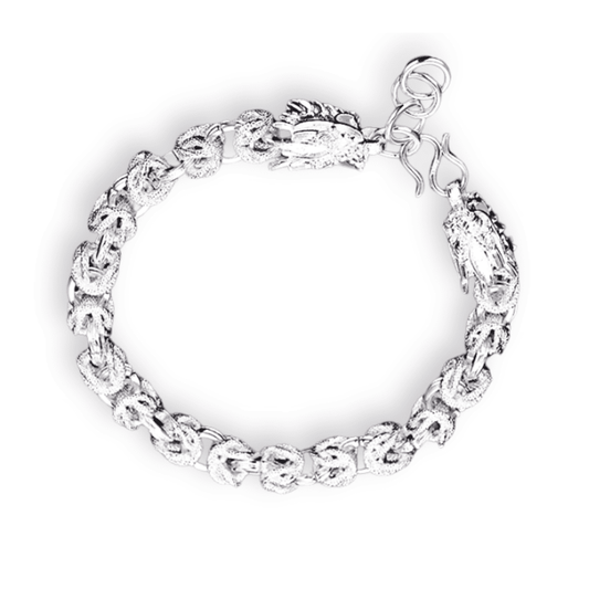 Bracciale Norvegia in Argento 925 - 20g con Zirconi