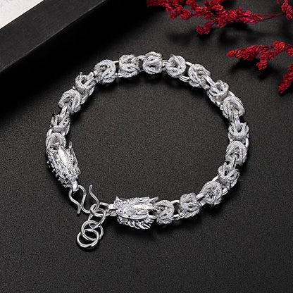 Bracelet Norvégien en Argent 925 - 20g avec Zircon
